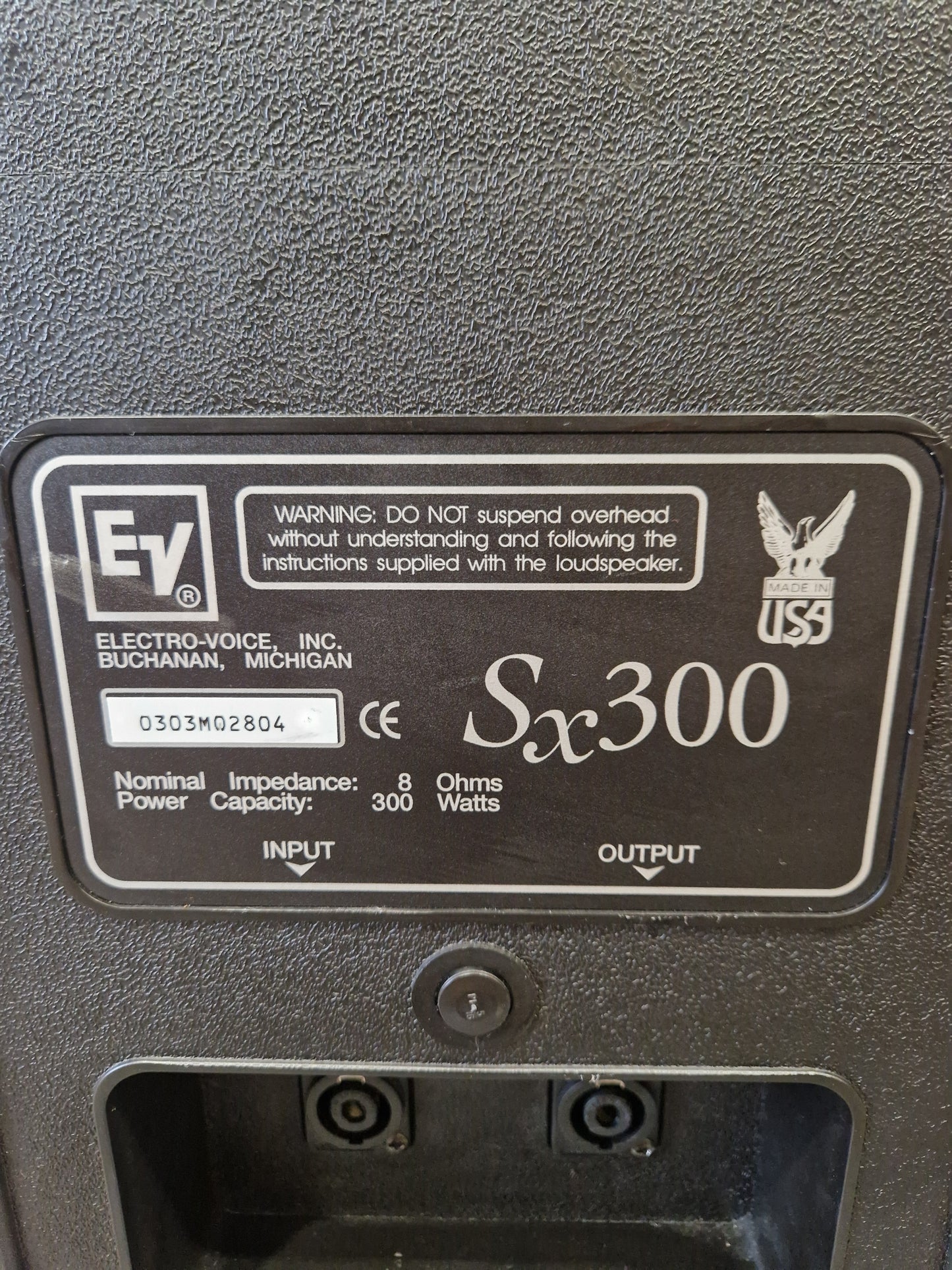 EV SX 300 Pair on Speakers - Professional Grade, High Output - Excellent