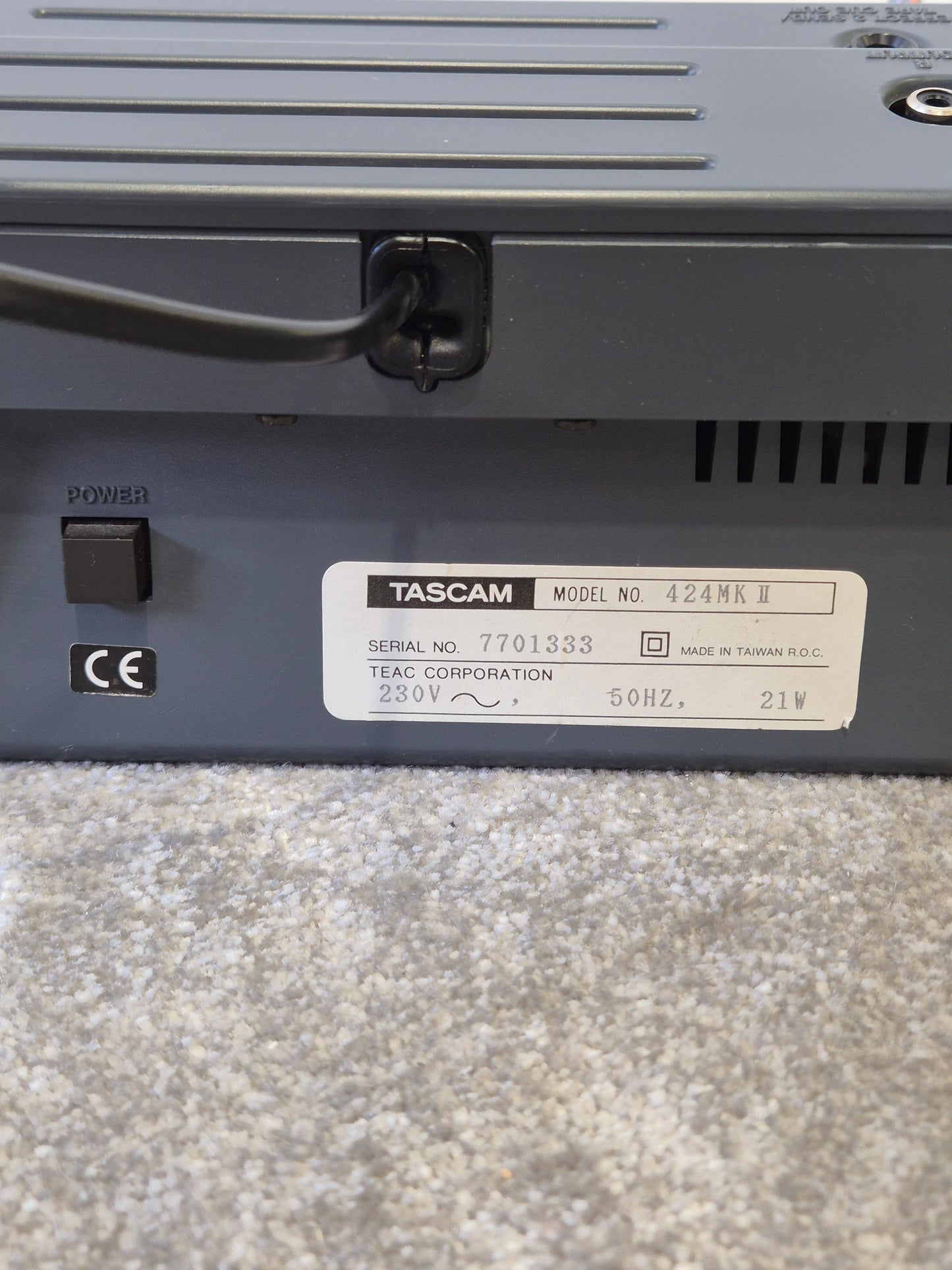 Tascam PortaStudio 424 MK2 - 4-Track Cassette Recorder - Very Good w/ Original Box