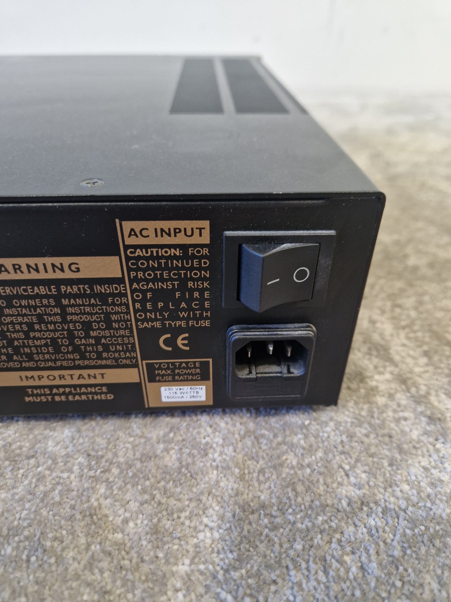Roksan KC-1 MKIII cd player - High Fidelity Audio, Digital Coaxial Output - Good w/ Power supply