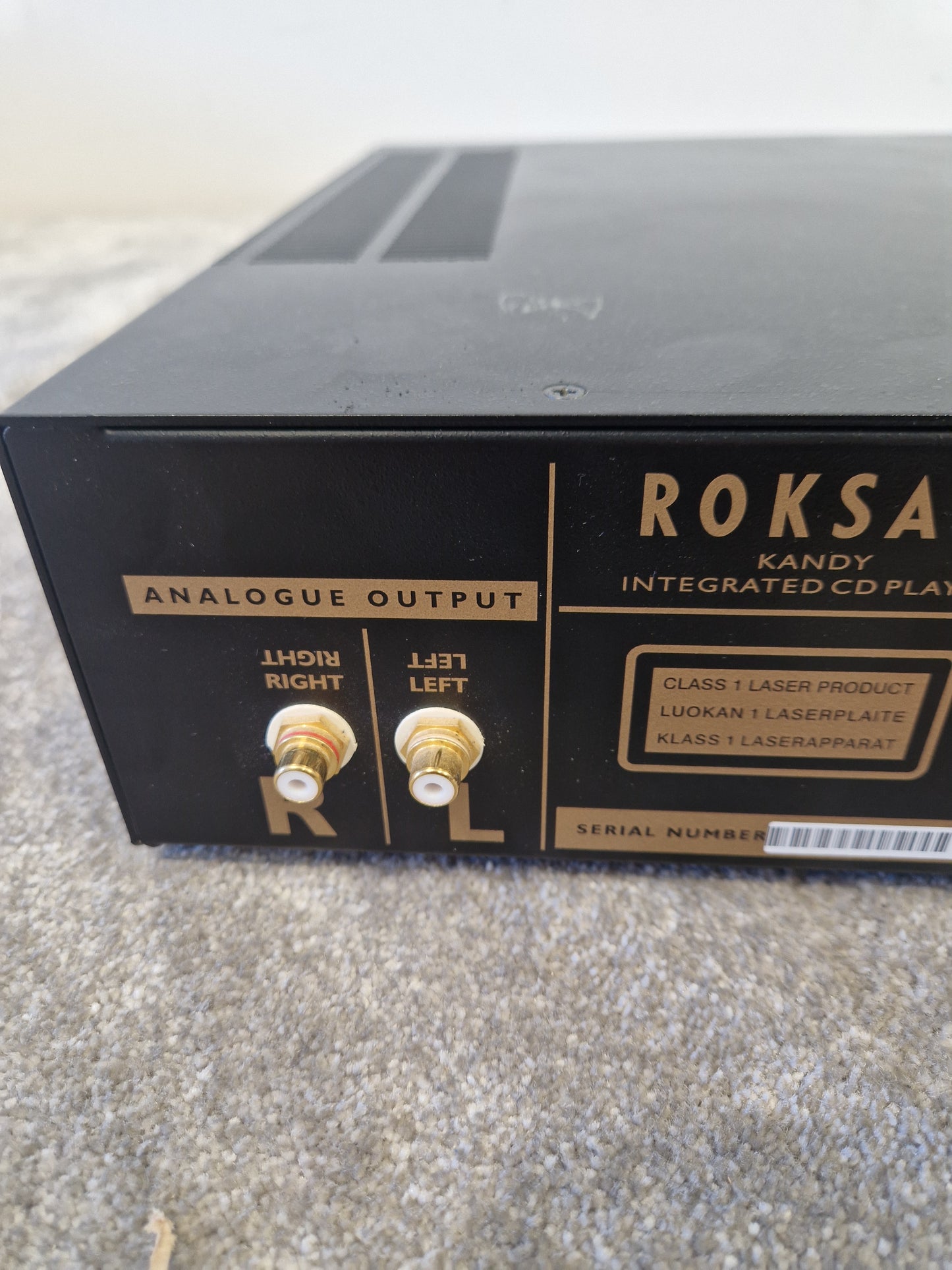 Roksan KC-1 MKIII cd player - High Fidelity Audio, Digital Coaxial Output - Good w/ Power supply