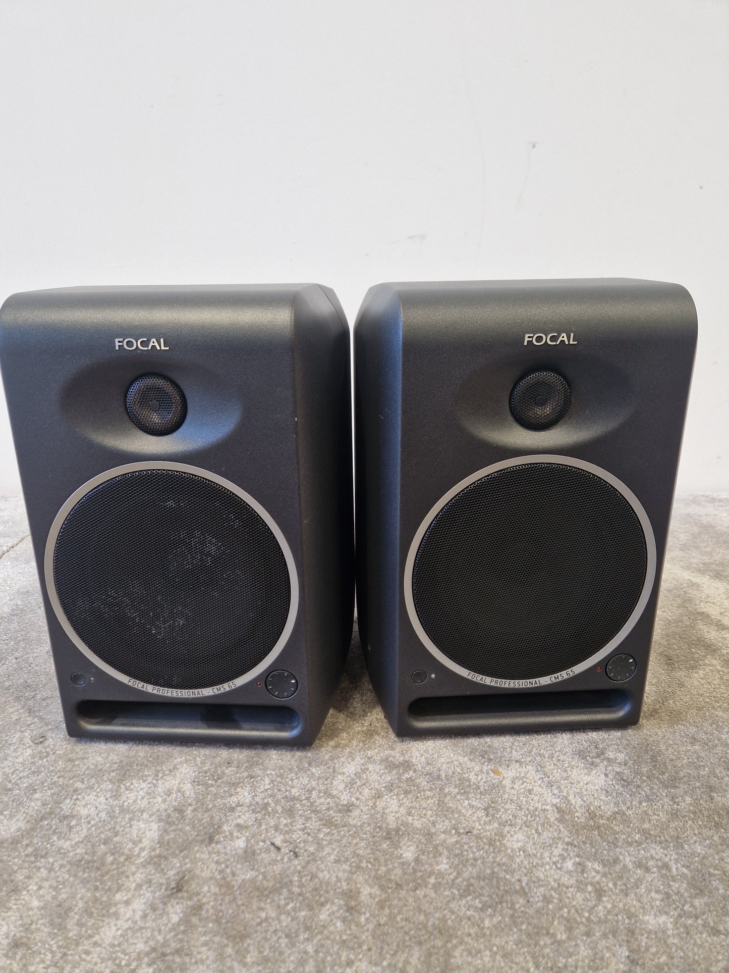 Pair of Focal CMS65 Speakers - 6.5" Woofer, 1" Tweeter - Very Good