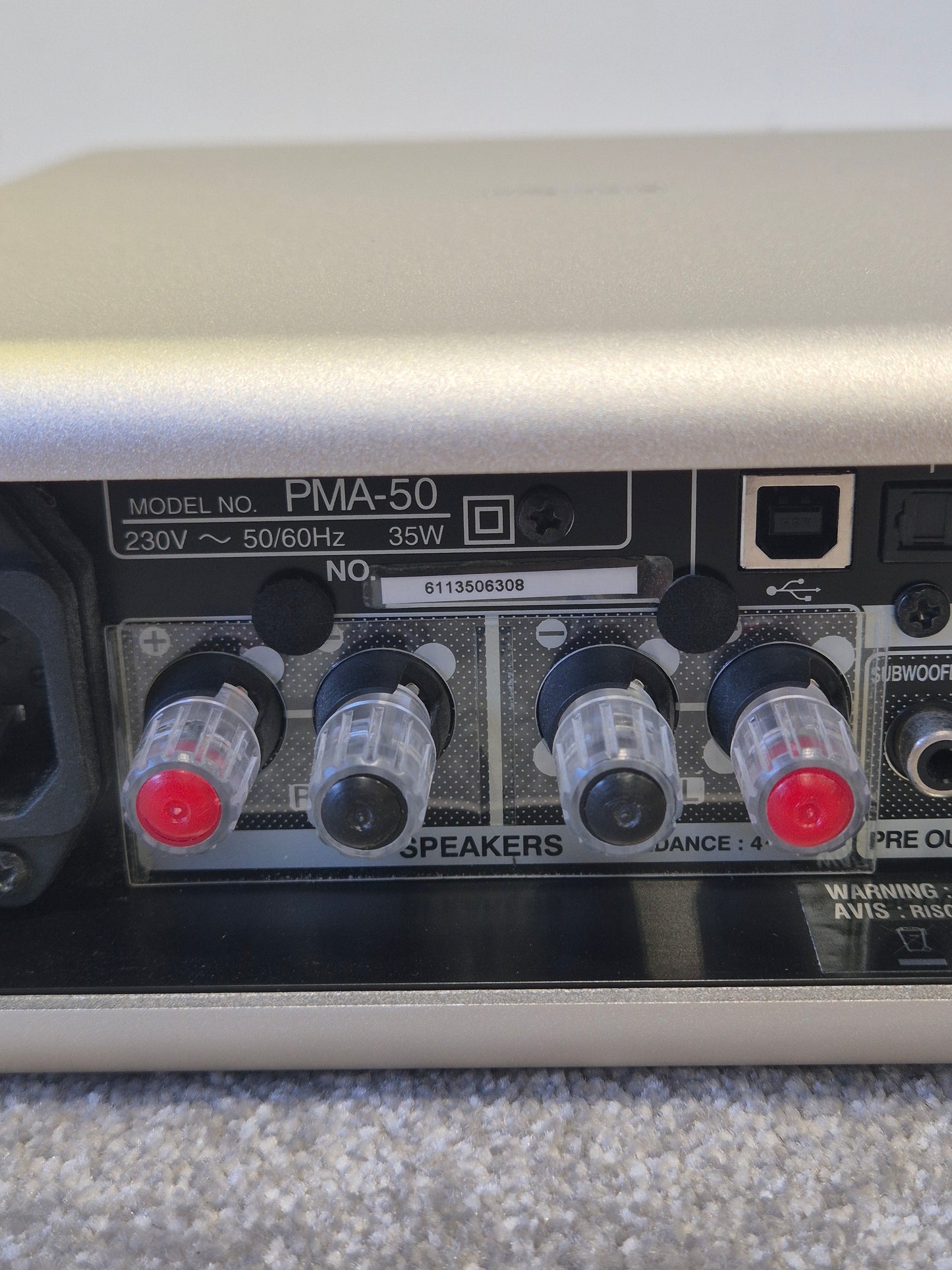 Denon PMA 50 - High-Fidelity Amplifier - Excellent w/ Original Box