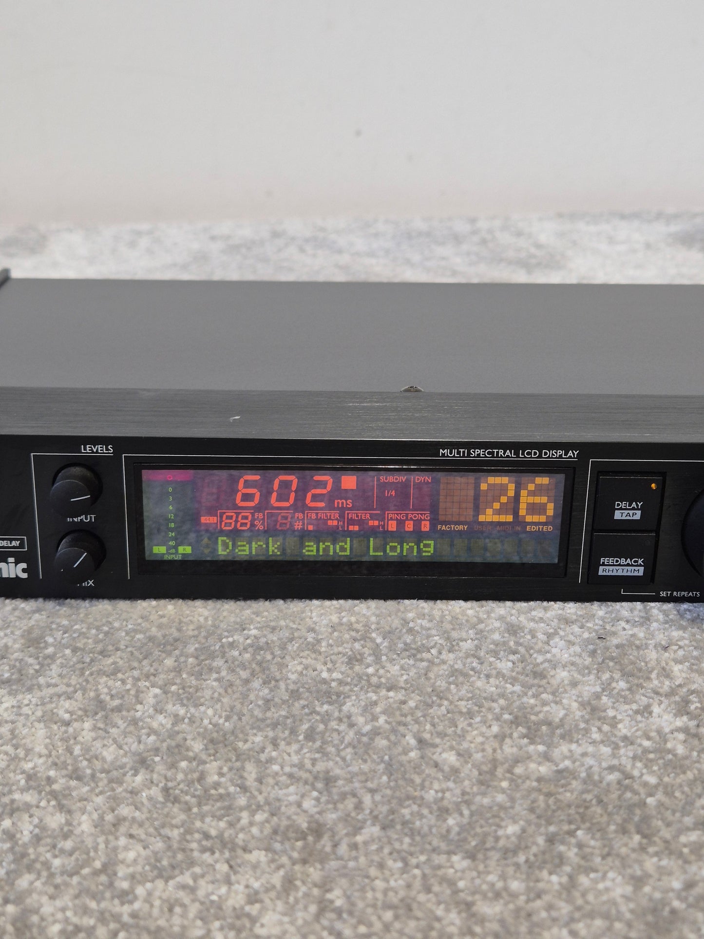 TC Electronic D-Two - Multi-Effects Processor, Digital Delay - Very Good w/ Original Box & Power Supply & Manuals