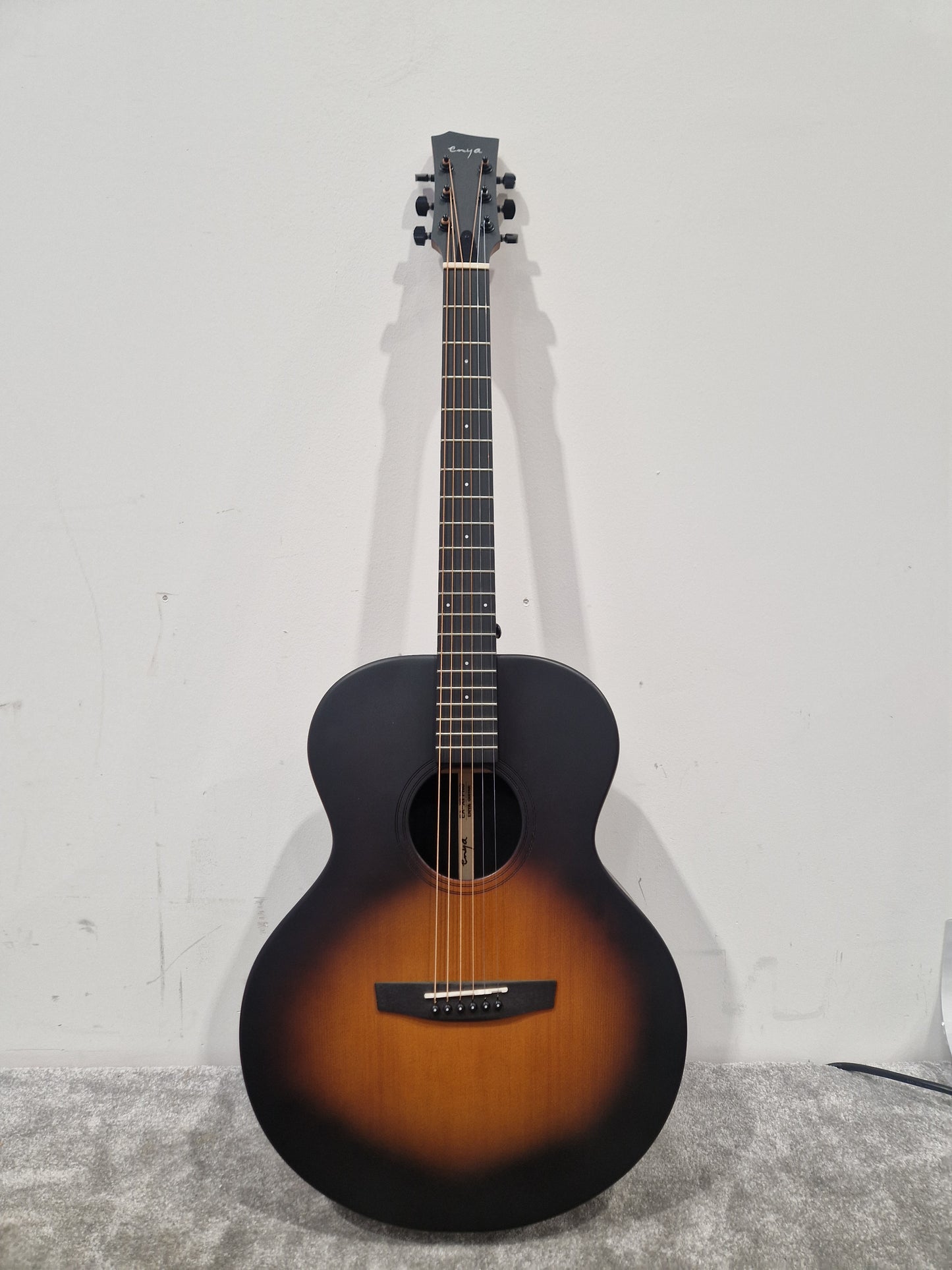Enya EA-X1 Pro Sunburst - Carbon Fiber Construction, Acoustic-Electric - Excellent w/ Manuals & Soft Case