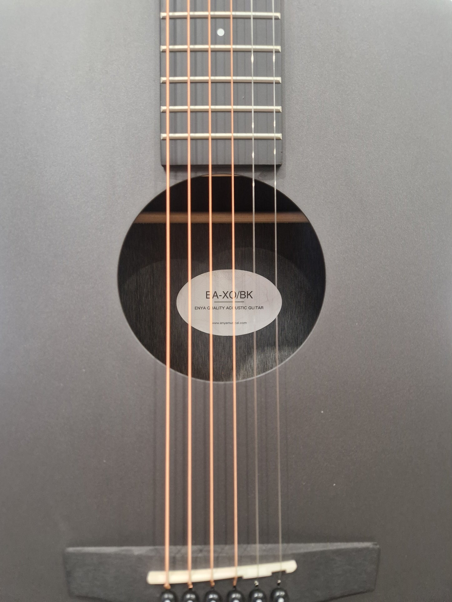 Enya EM-XO/BK - Carbon Fiber Construction, Acoustic-Electric - Excellent w/ Soft Case