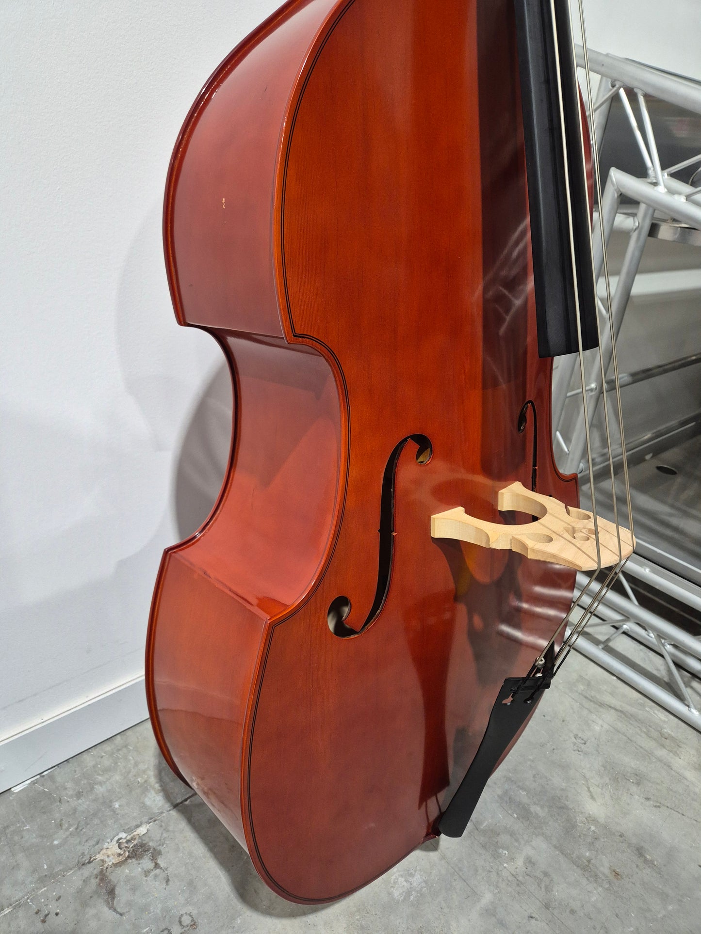 GEAR4MUSIC - 3/4 Jazz Double Bass - Rich Tone - Excellent w/ Hard Case