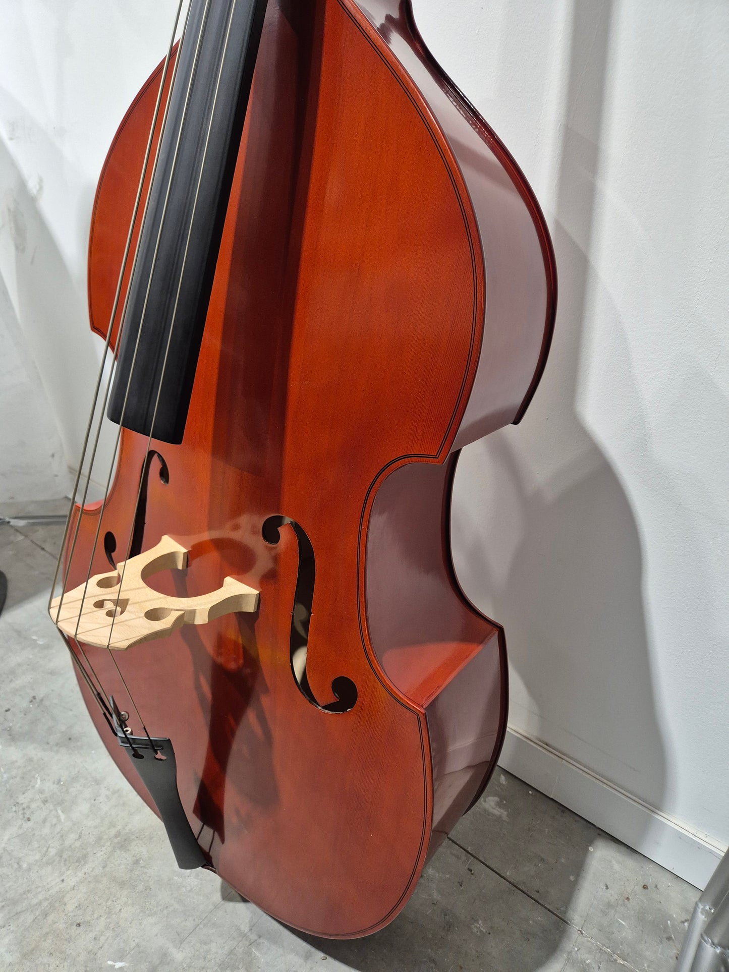 GEAR4MUSIC - 3/4 Jazz Double Bass - Rich Tone - Excellent w/ Hard Case