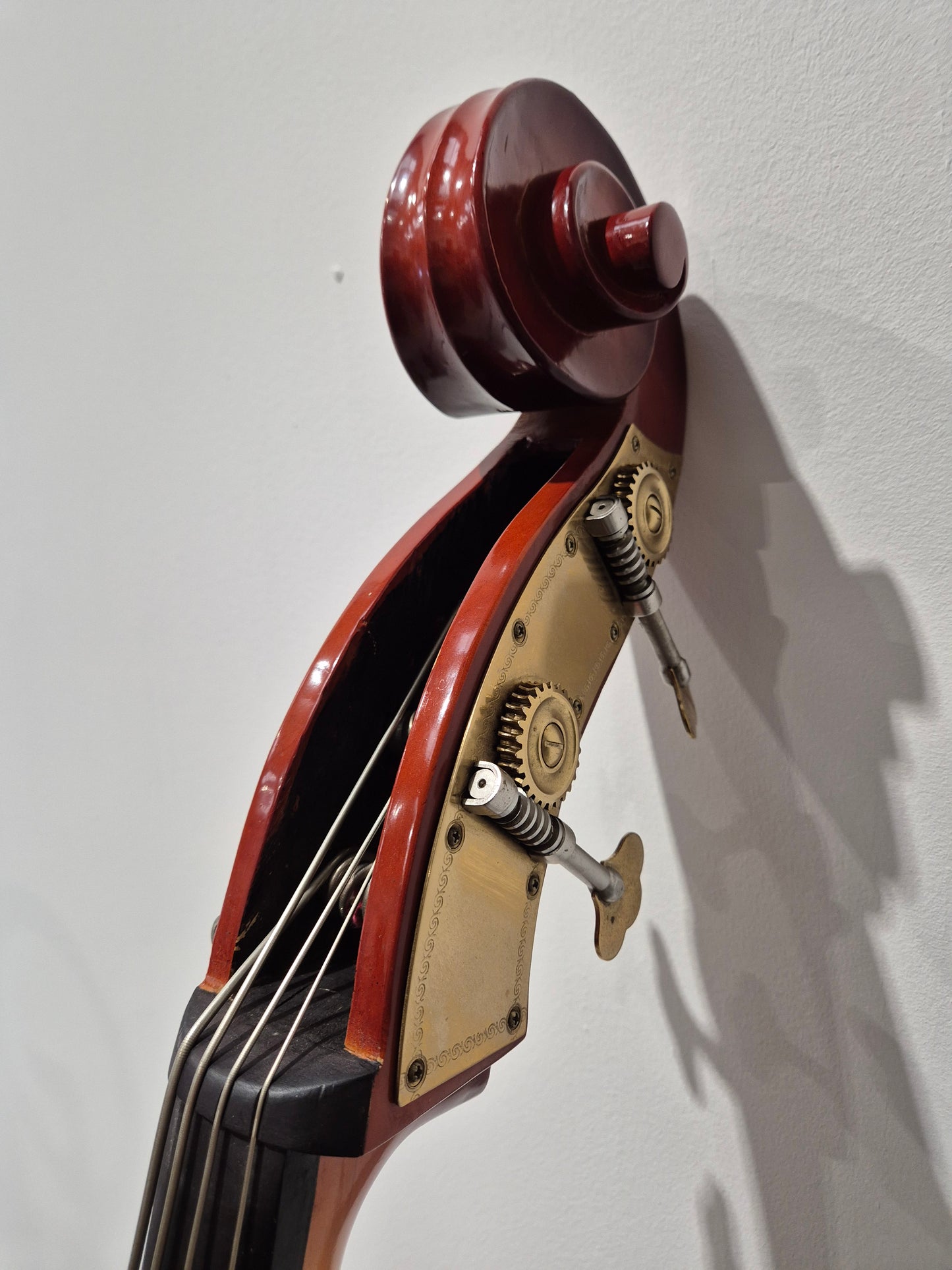 GEAR4MUSIC - 3/4 Jazz Double Bass - Rich Tone - Excellent w/ Hard Case