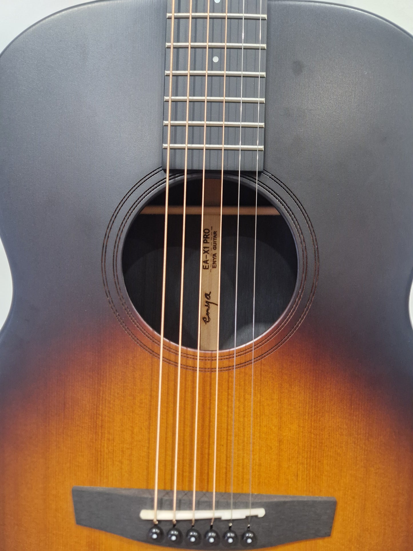 Enya EGA-X1 Pro Natural - Carbon Fiber Construction, 24.8" Scale Length - Excellent w/ Manuals & Soft Case