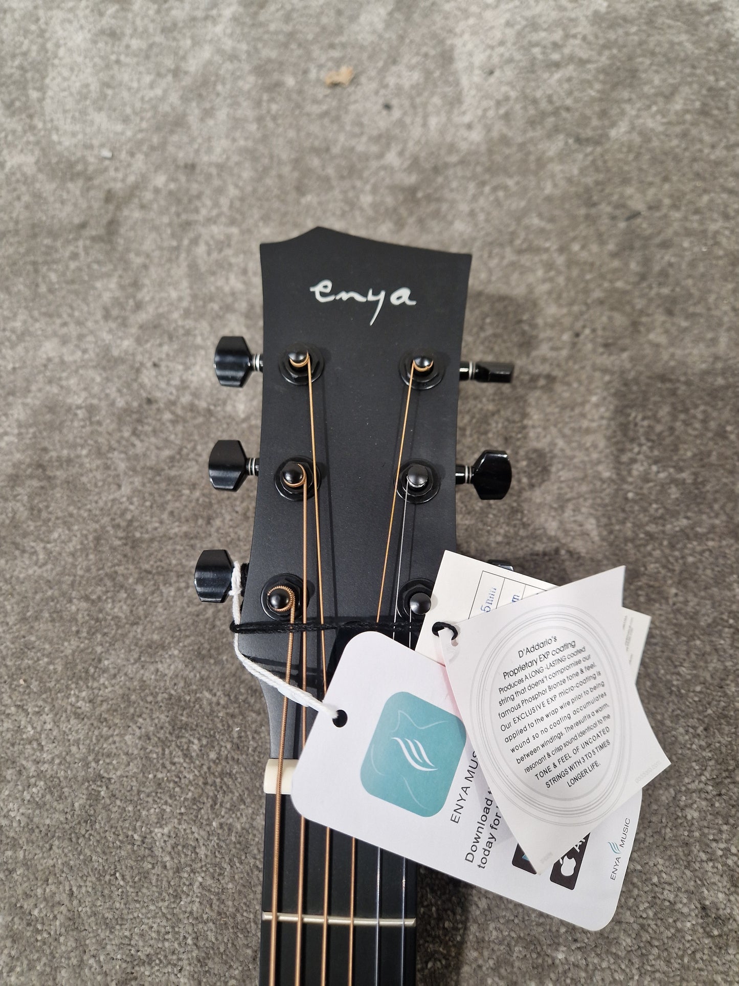 Enya EGA-X1 Pro Natural - Carbon Fiber Construction, Acoustic-Electric - Excellent w/ Manuals & Soft Case