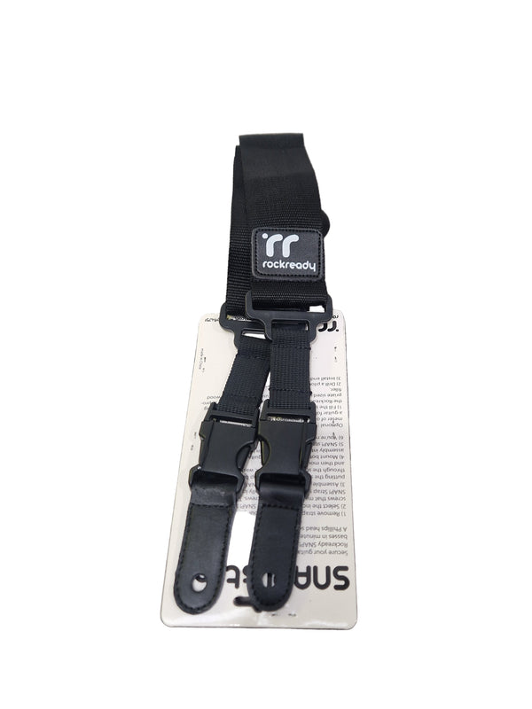 RockReady Snap - Guitar Strap - Black - Like New w/ Original Tags