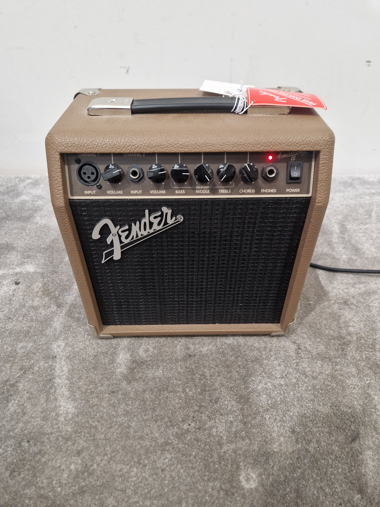 Fender Acoustasonic 15 - 15-Watt Amplifier, String Dynamics Modeling - Mint w/ Tags