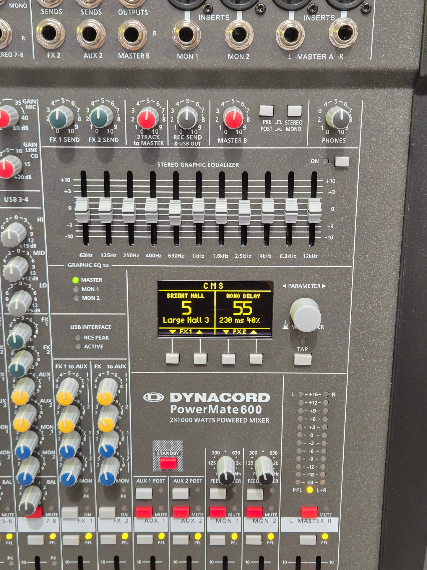 Dynacord Power Mate PM600 - 6 Channels Compact Mixer - Excellent w/ Original Box