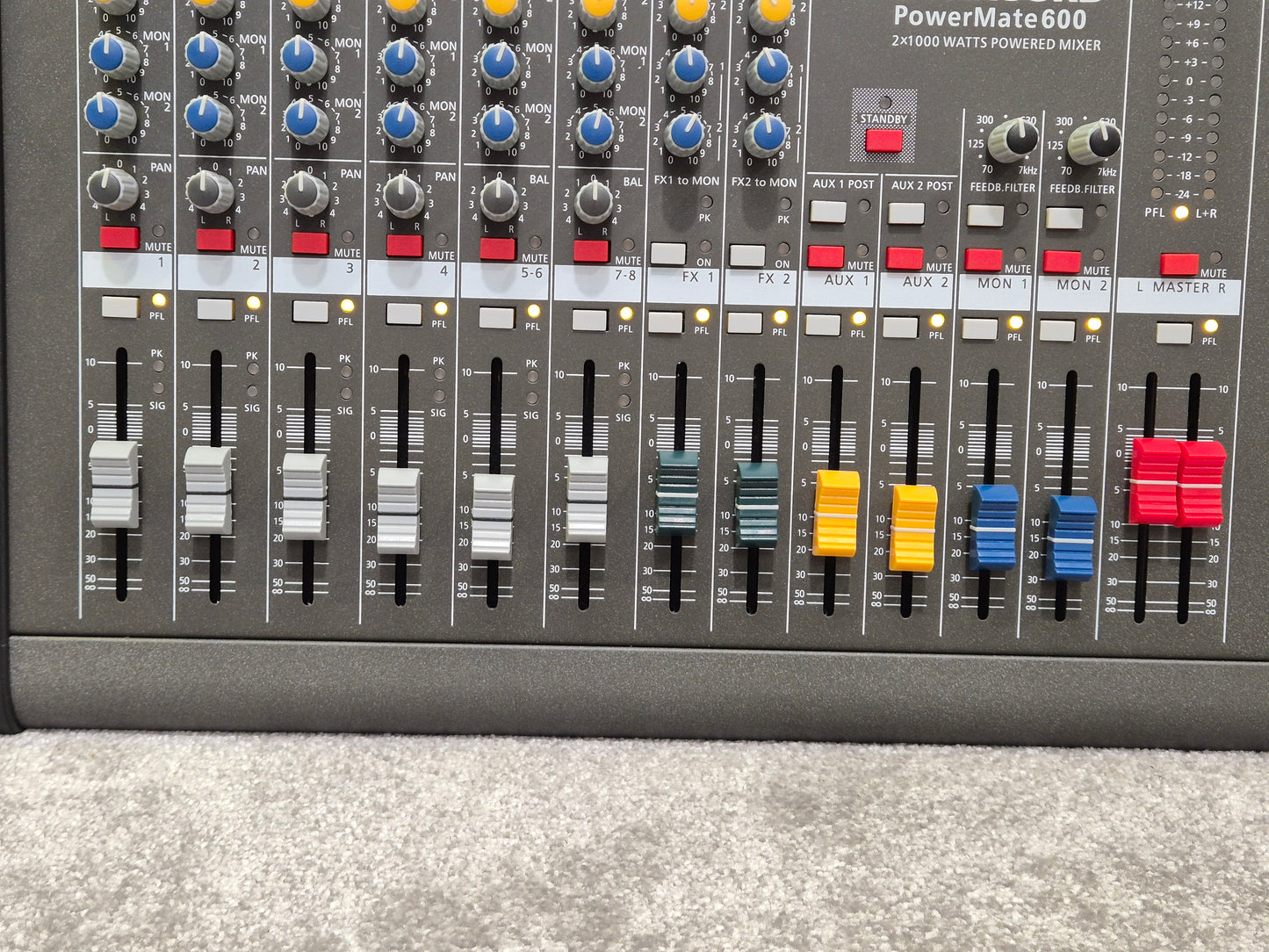 Dynacord Power Mate PM600 - 6 Channels Compact Mixer - Excellent w/ Original Box