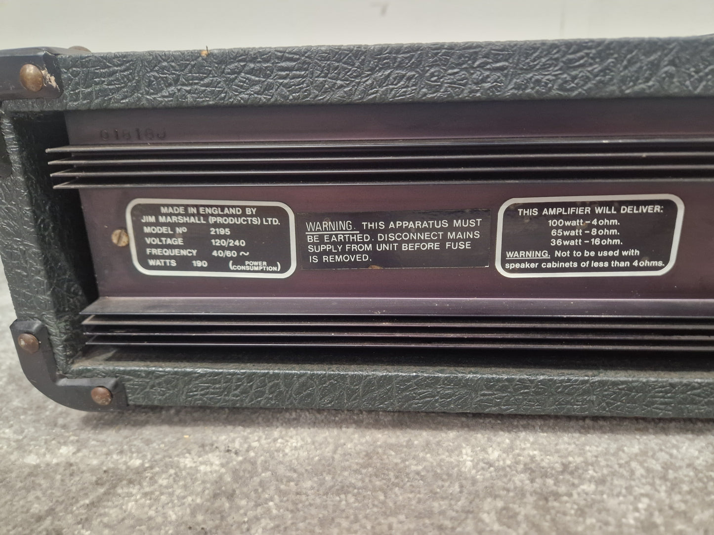 Marshall 100w Lead and Bass - 100 Watt Amplifier, Versatile Sound - Very Good