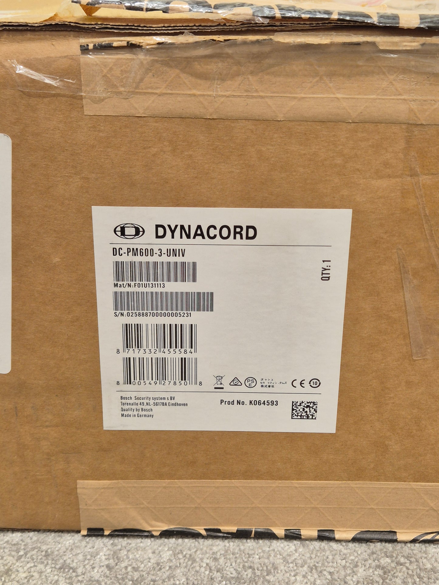 Dynacord Power Mate PM600 - 6 Channels Compact Mixer - Excellent w/ Original Box