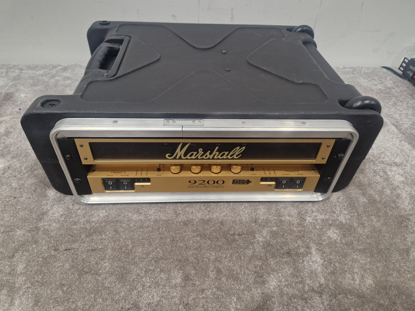 Marshall 9200 Dual MonoBloc All Tube Guitar Amp - Fully Refurbished, Smooth Sound - Very Good w/ Hard Case