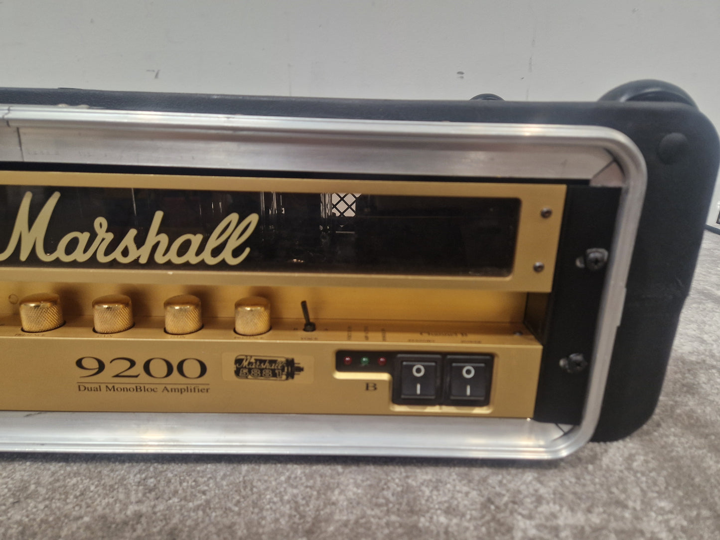 Marshall 9200 Dual MonoBloc All Tube Guitar Amp - Fully Refurbished, Smooth Sound - Very Good w/ Hard Case