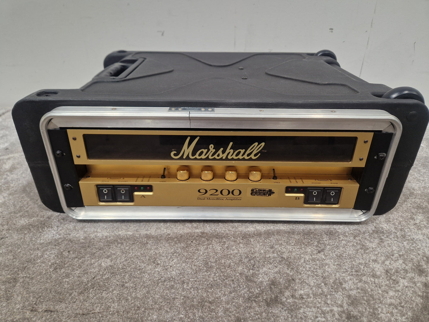 Marshall 9200 Dual MonoBloc All Tube Guitar Amp - Fully Refurbished, Smooth Sound - Very Good w/ Hard Case