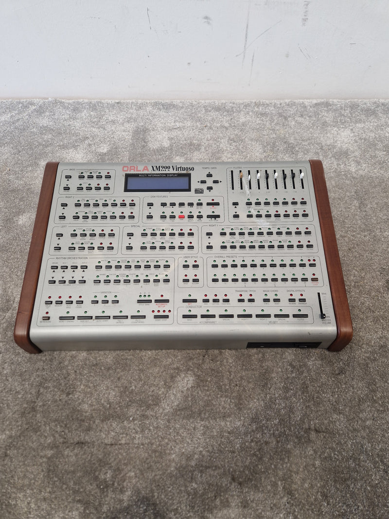 Orla XM900 DLX orchestra module - 900 Sounds, 128-Note Polyphony - Spares or Repair w/ Power Supply & Soft Case - image 1