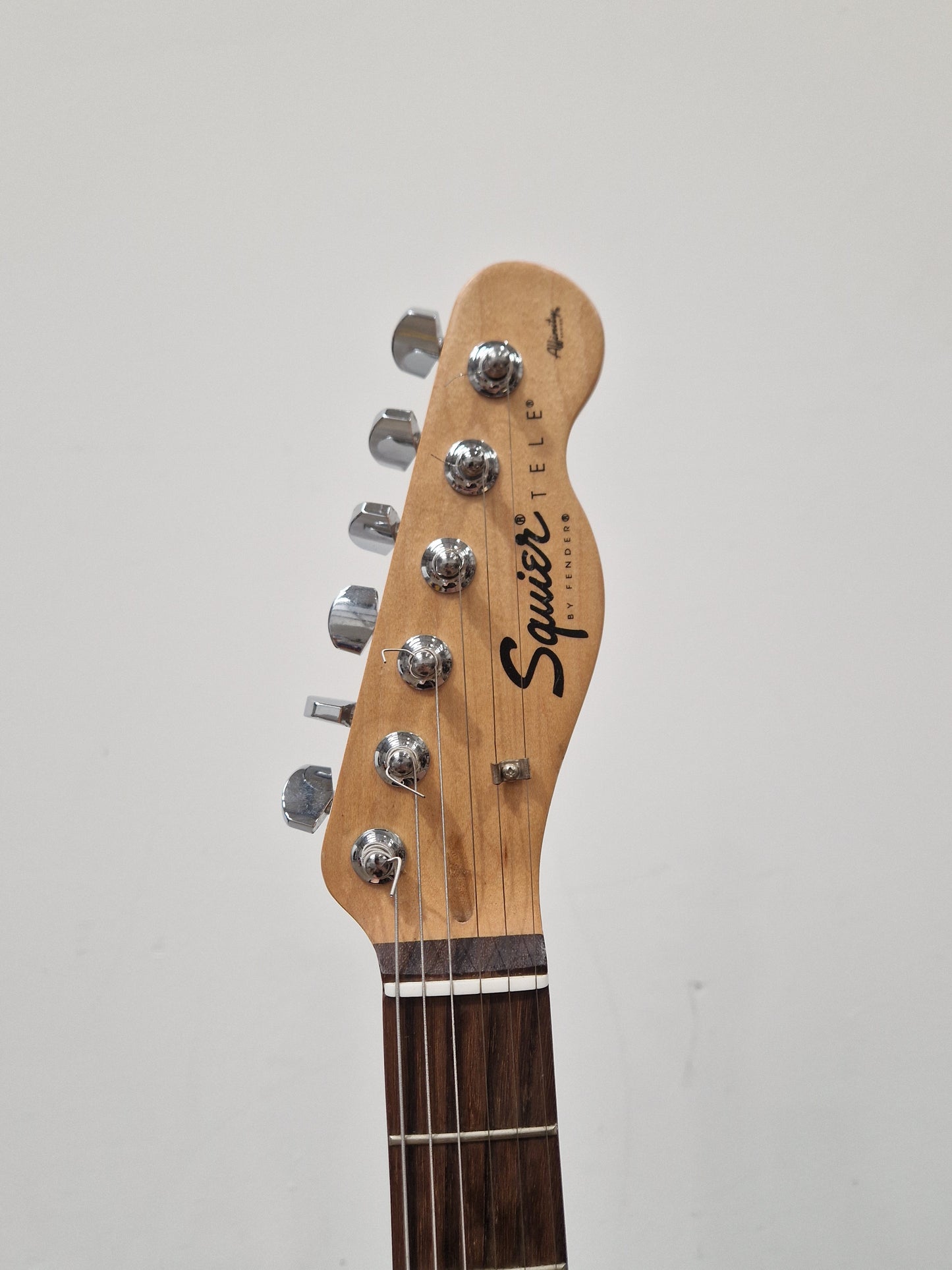 Fender Squier Telecaster Affinity Baby Blue Electric Guitar - Baby Blue Finish, Maple Neck - Very Good w/ Soft Case