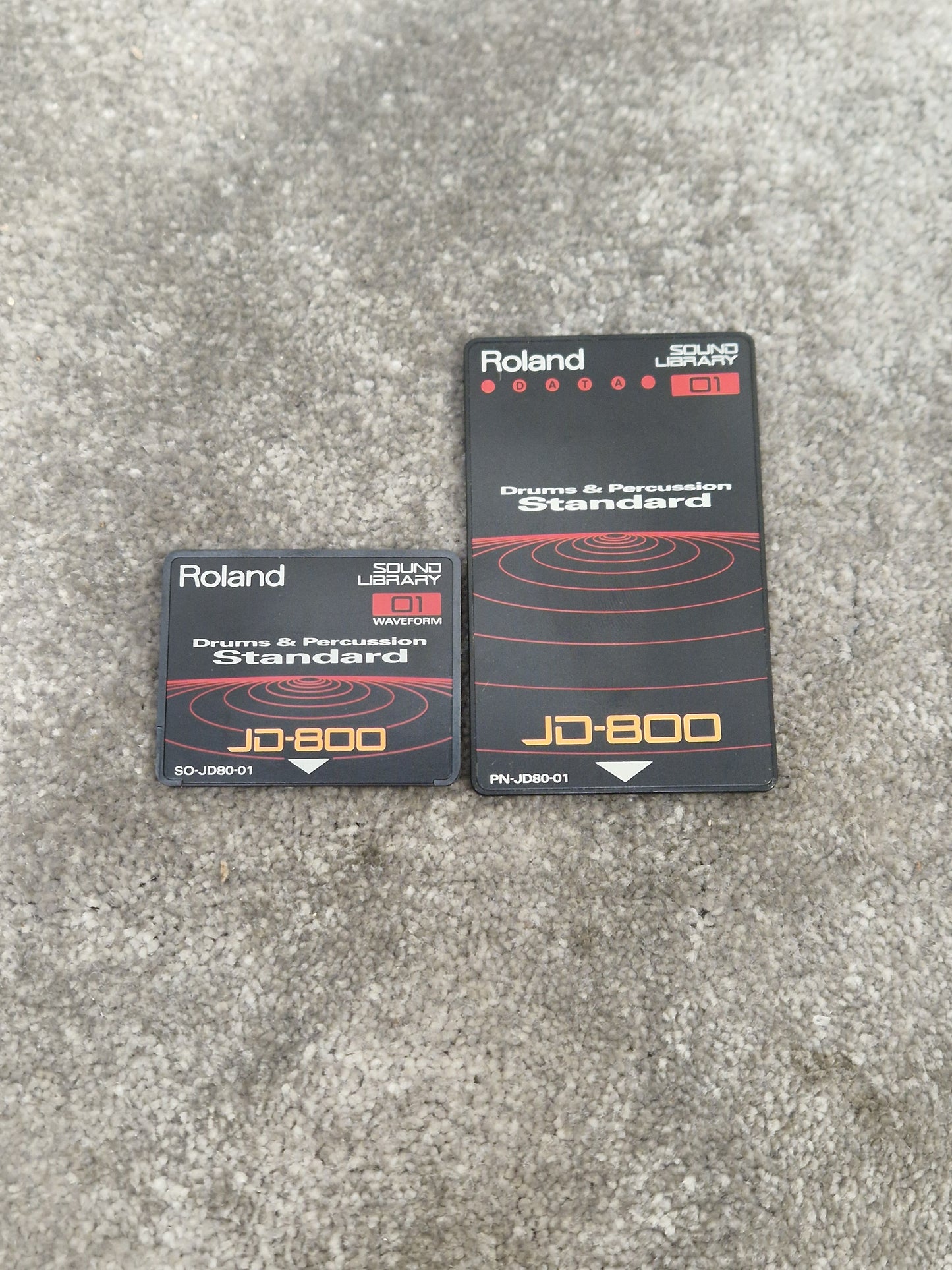 Roland Drums and Percussion standard ROM card SL-JD80-01 - Enhances Sound Library, Easy Installation - Excellent w/ Original case