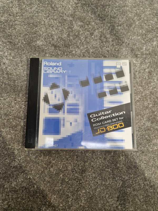 Roland Guitar collection ROM card SL-JD80-07 - Enhances Sound Quality, Easy to Install - Excellent w/ Original case