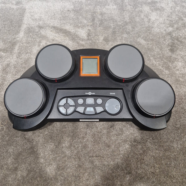 Gear4Music DD40 Digital 4 Pad Drum - Compact Design, Responsive Pads - Excellent w/ Sticks and Power Supply