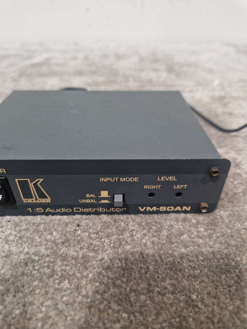 Kramer VM-50AN Audio Distributor - 5-Channel, Balanced Outputs - Very Good - image 4