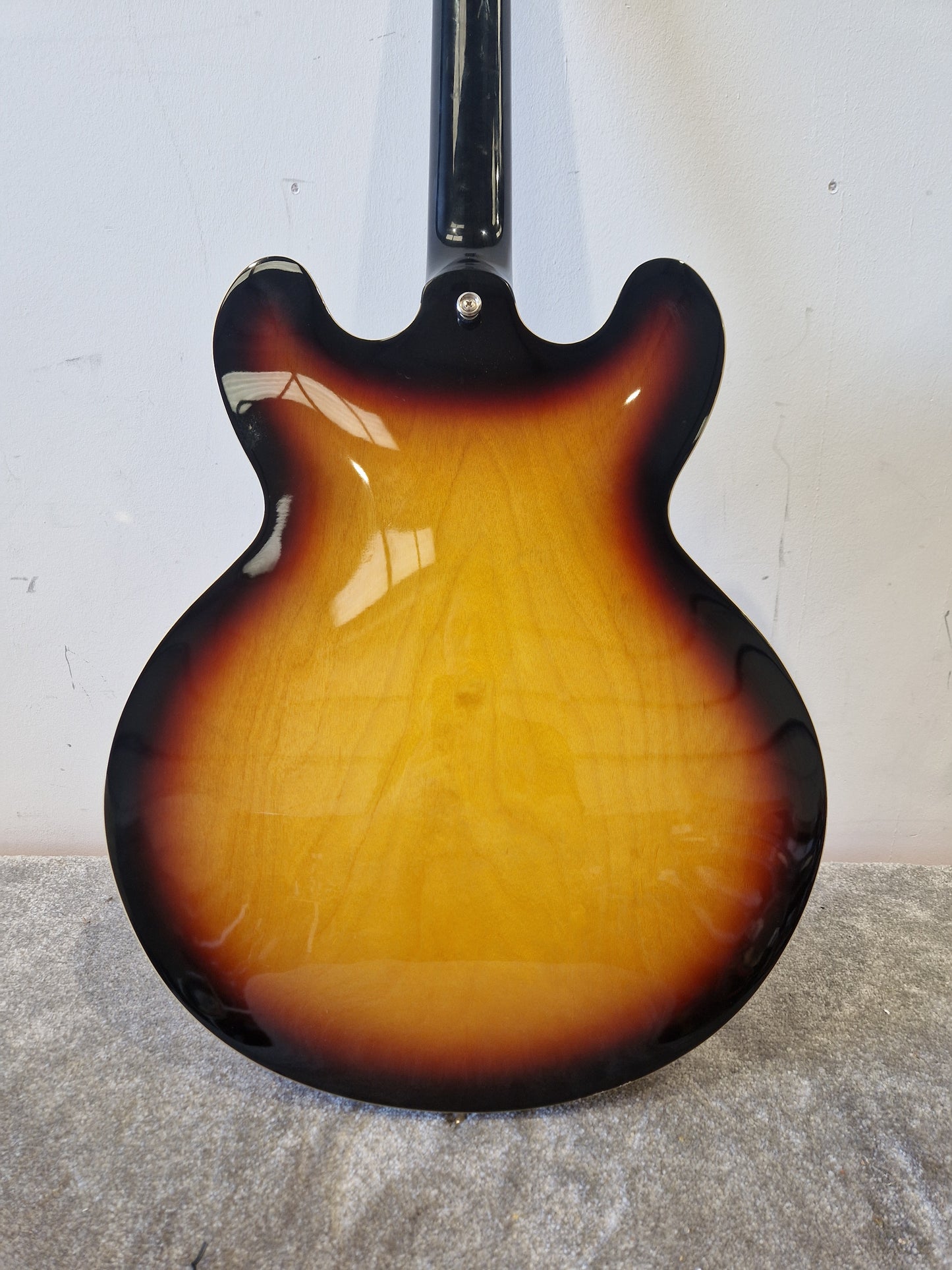 Epiphone Casino Reissue - Semi-Hollow Electric Guitar, Vintage Sunburst - Excellent w/ Original Box & Stickers