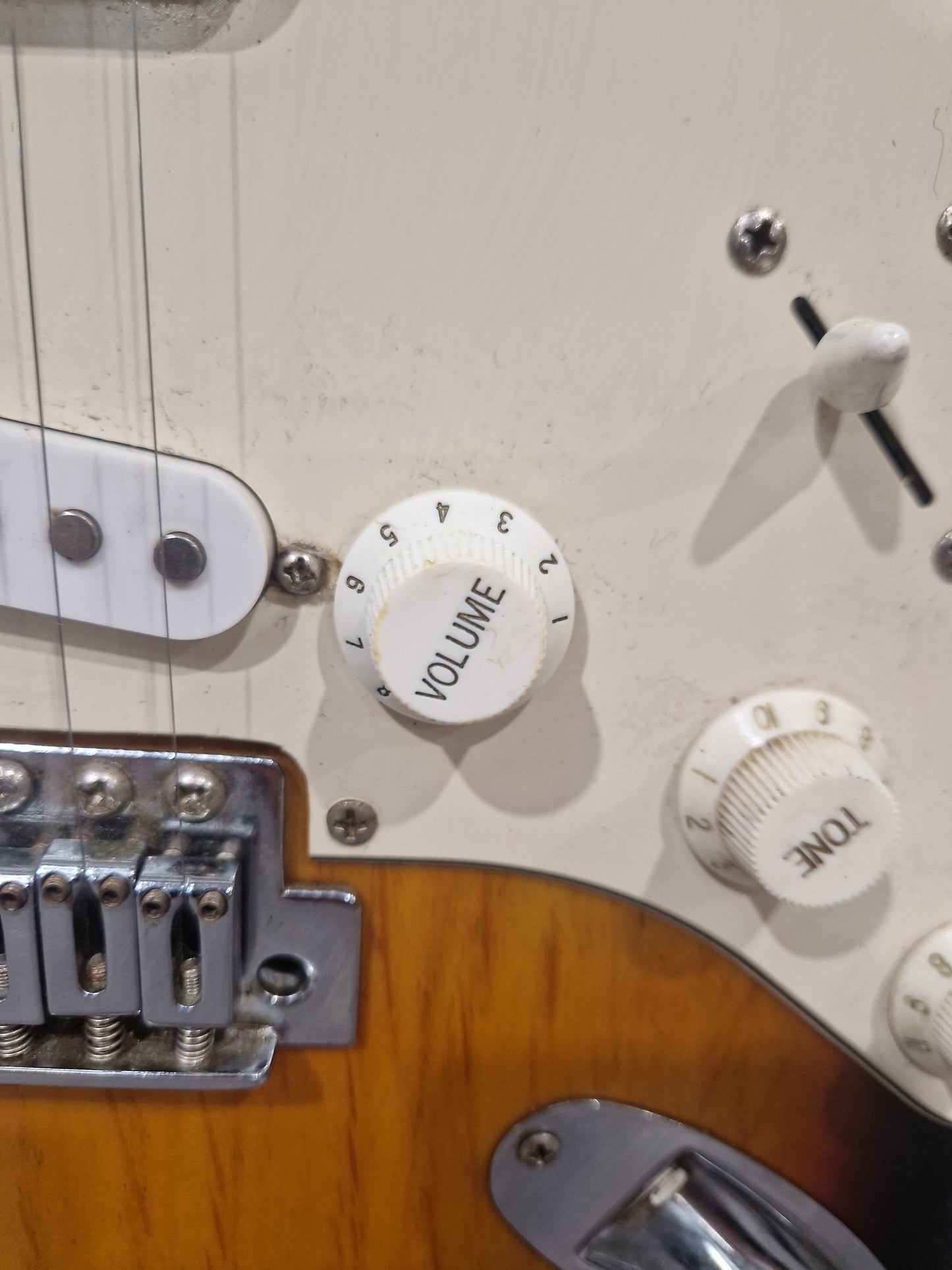 Fender Squier Strat - Electric Guitar, Maple Neck - Very Good w/ Fender Soft Case