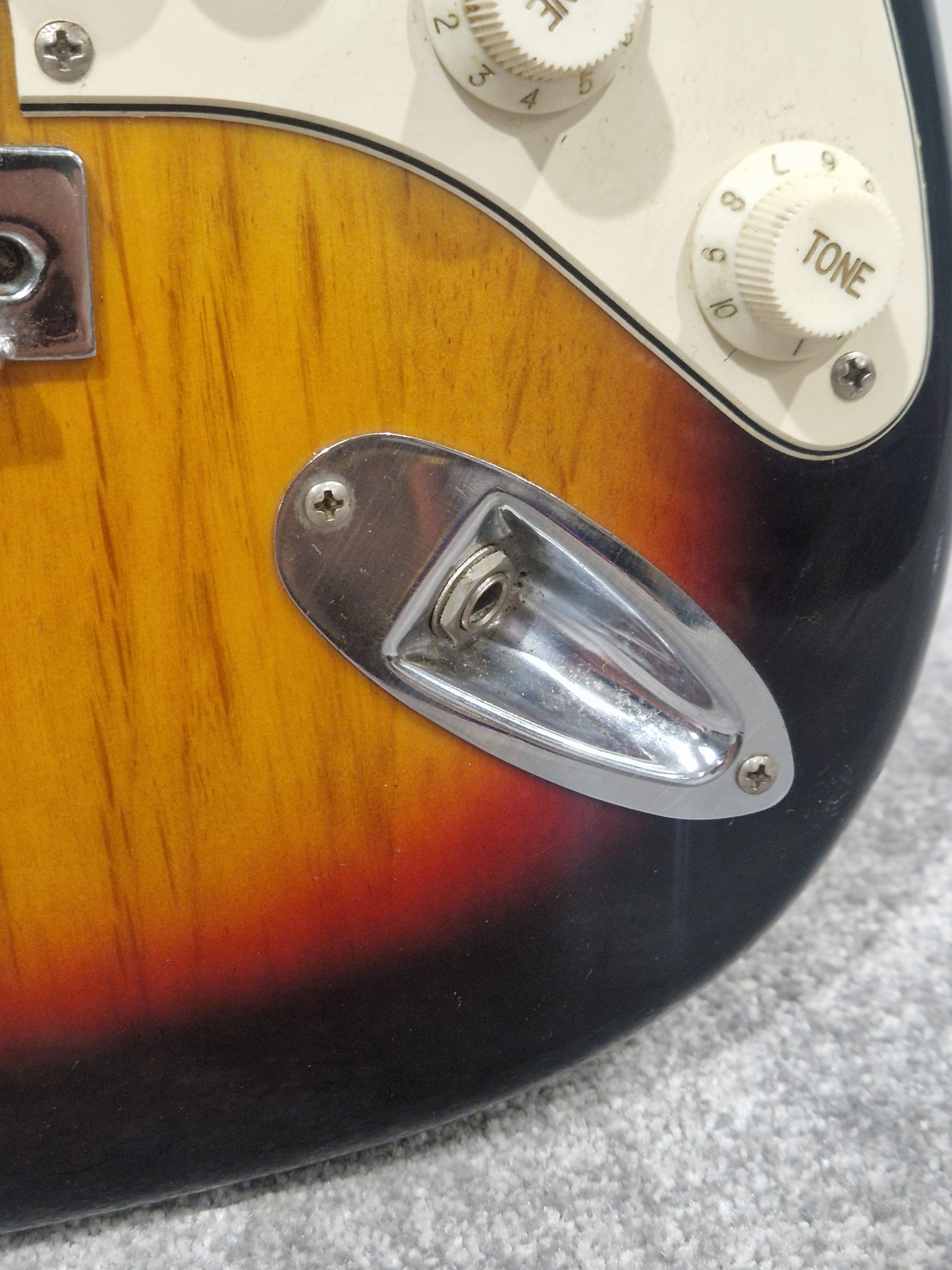 Fender Squier Strat - Electric Guitar, Maple Neck - Very Good w/ Fender Soft Case