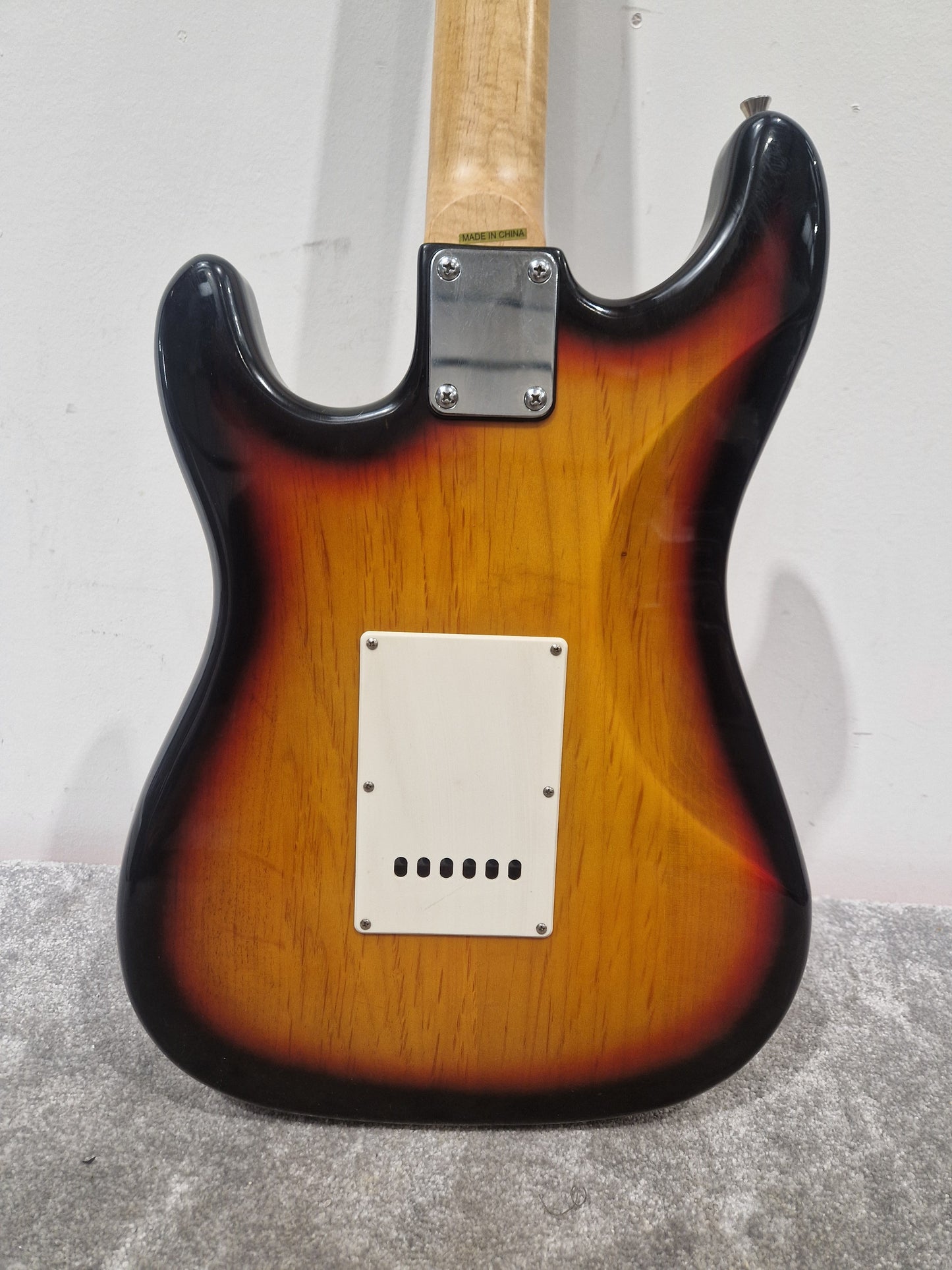 Fender Squier Strat - Electric Guitar, Maple Neck - Very Good w/ Fender Soft Case