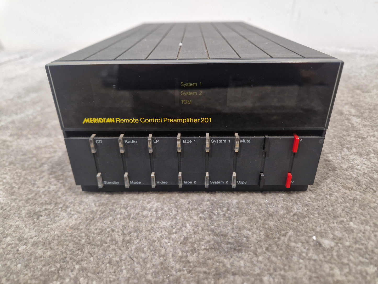 Meridian Remote Control Preamplifier 201 - High-Fidelity Audio, Remote Control - Very Good w/ Power Supply