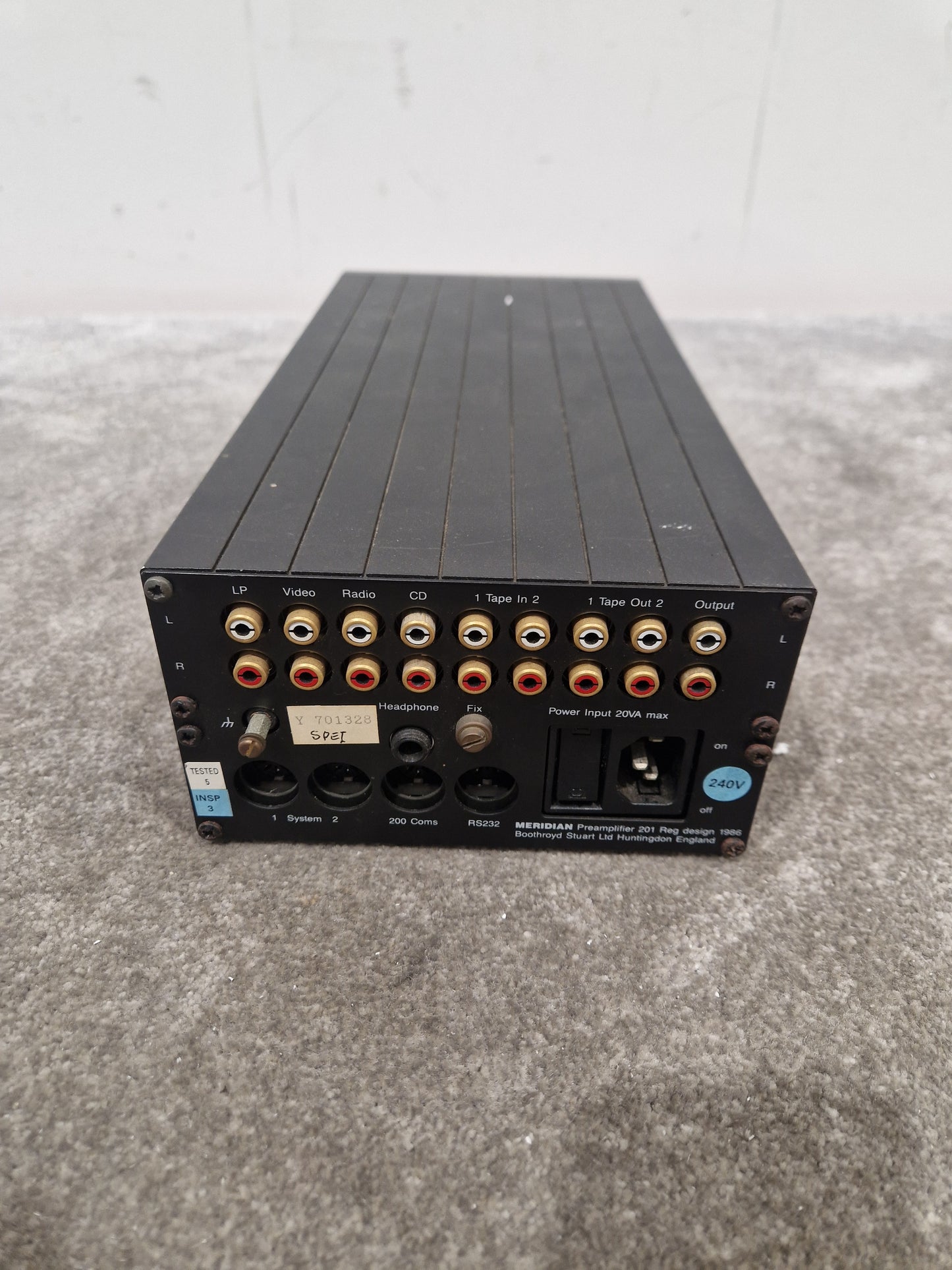 Meridian Remote Control Preamplifier 201 - High-Fidelity Audio, Remote Control - Very Good w/ Power Supply