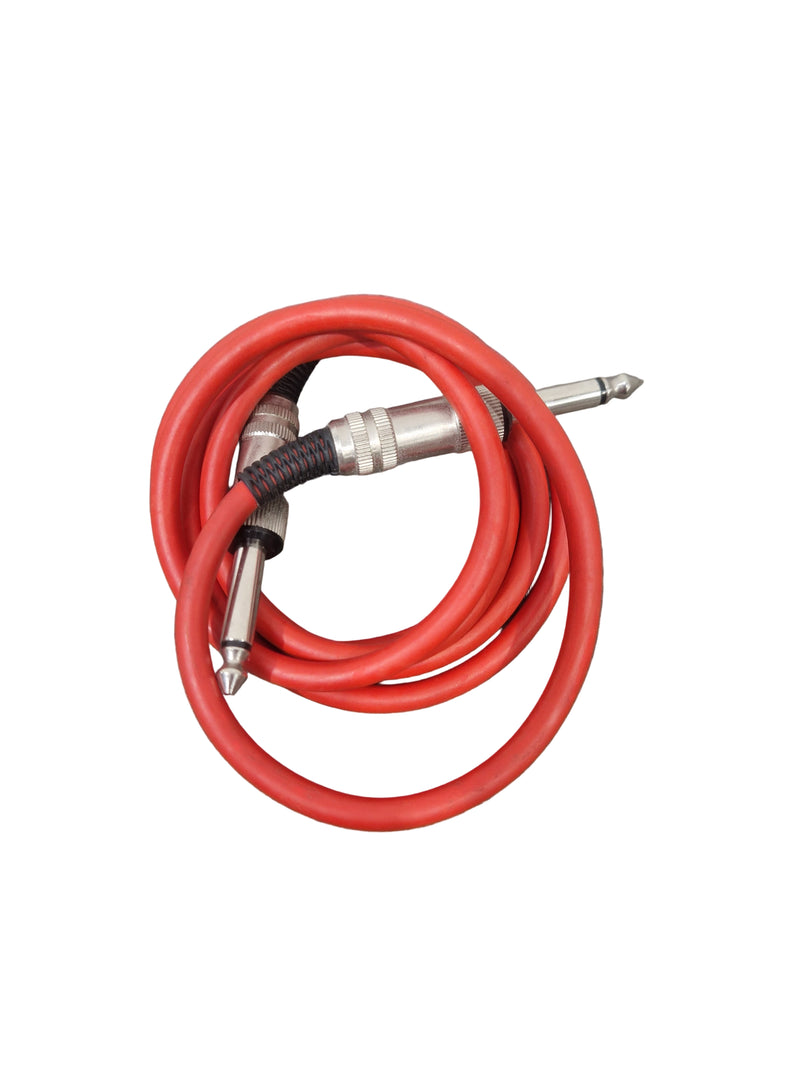 5ft Unbranded Red Guitar Cable - Durable, Reliable - Excellent - image 1