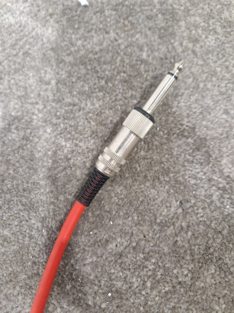 5ft Unbranded Red Guitar Cable - Durable, Reliable - Excellent - image 3