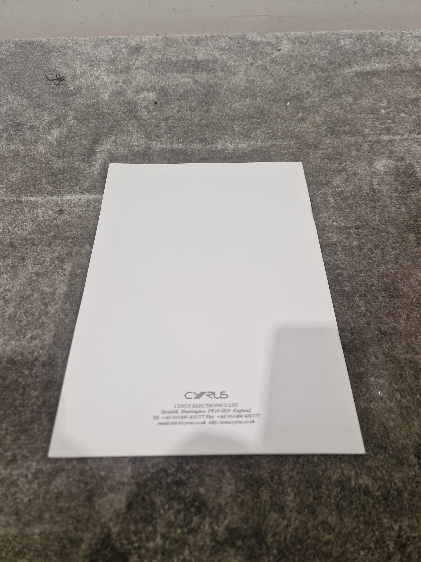 Cyrus FM 7.5 - High-Fidelity Tuner - Very Good w/ Power Supply