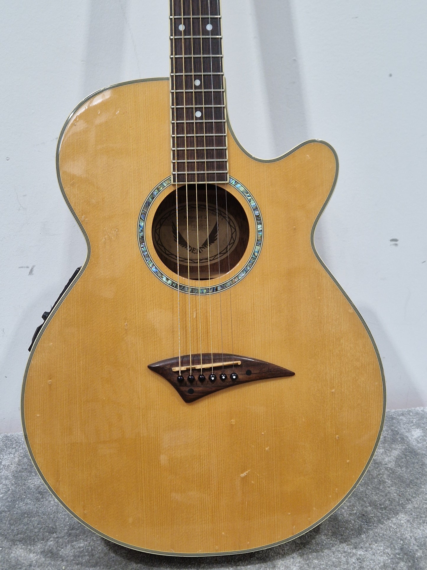 Dean Performer E GN Electro-Acoustic Guitar - Solid Body, Maple Neck - Spares or Repair