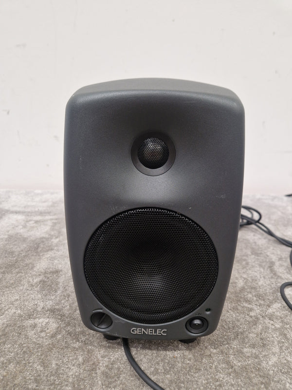 Genelec 8030a Studio Monitor - Compact Design, Accurate Sound - Excellent w/ Power Supply & MIDI aux cable