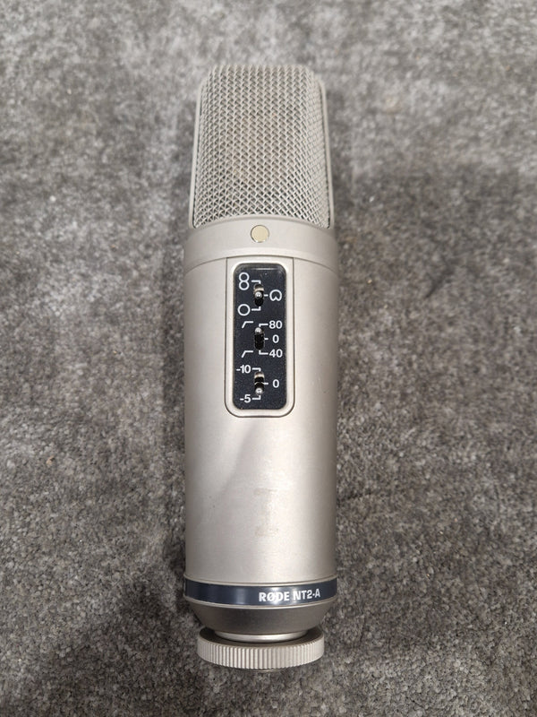 Rode NT2-a Studio Condenser Microphone - Multi-Pattern, Large Diaphragm - Very Good w/ Soft Case & Mic holder