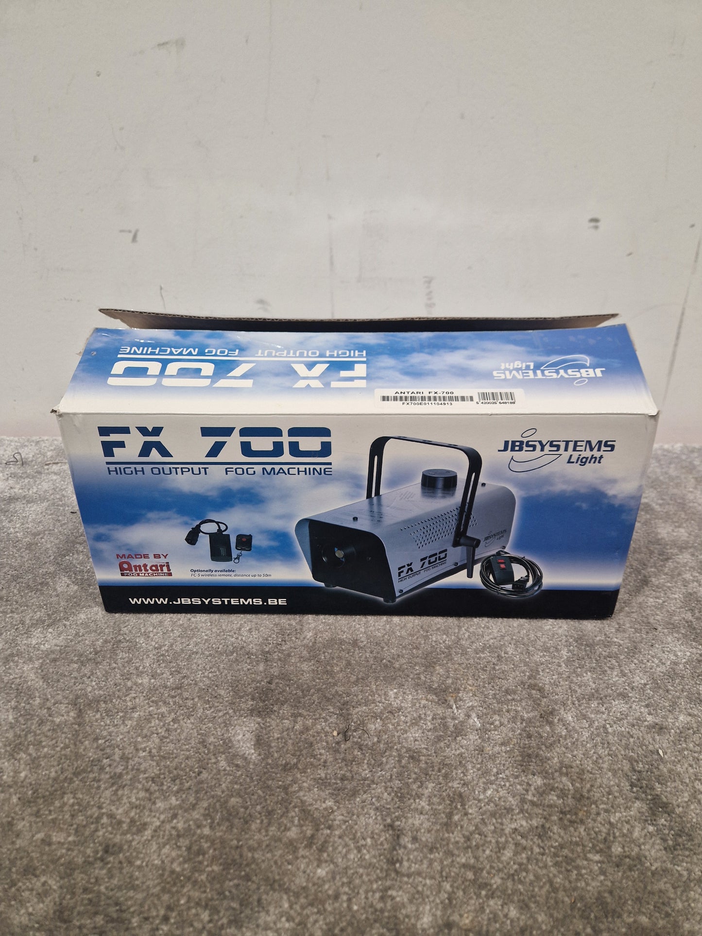 Jbsystems FX700 Fog Machine - High Output, Remote Control - Excellent w/ Original Box