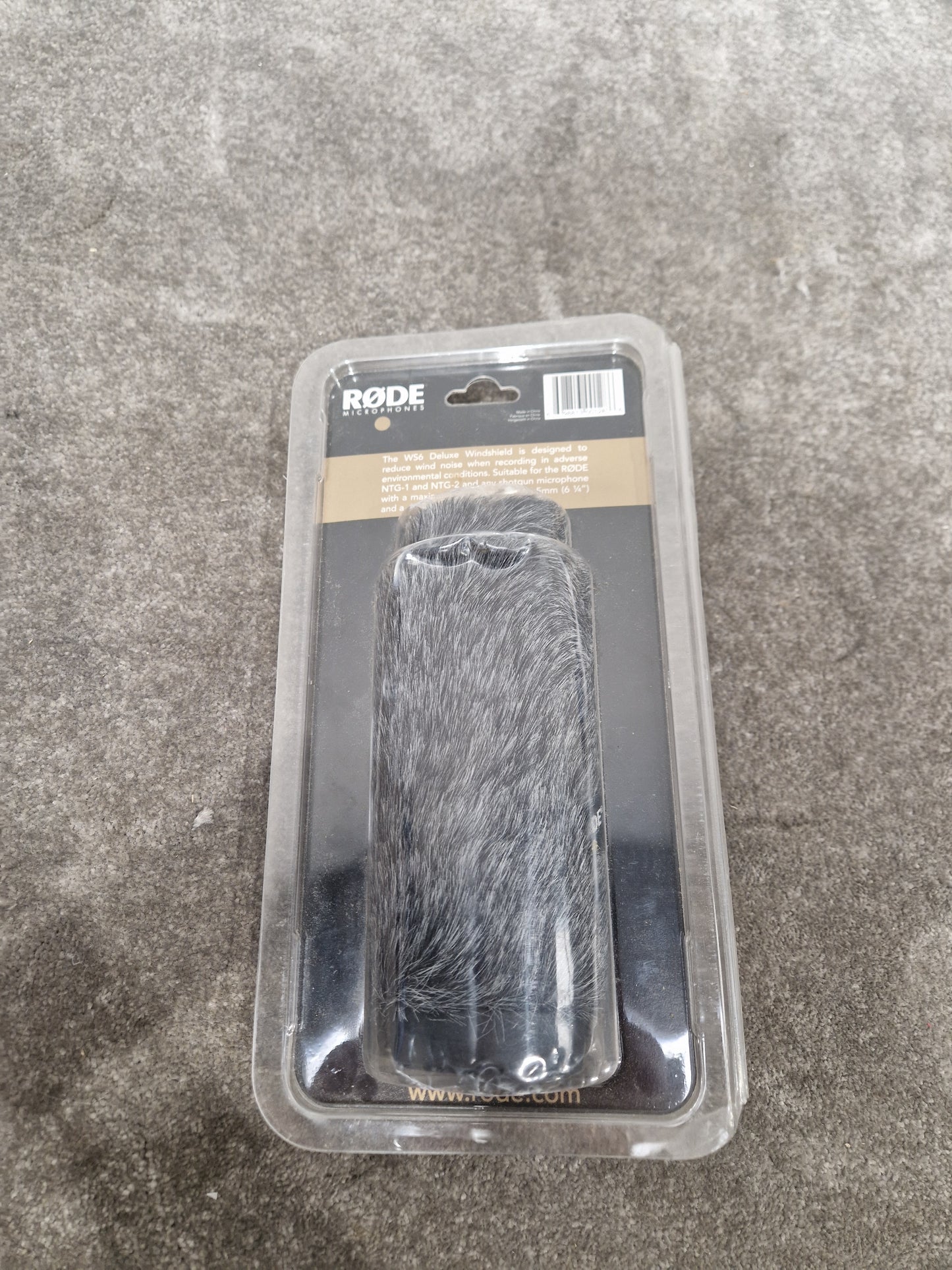 Rode WS6 Windshield - Pop Filter, Foam Design - Open Box New Sealed in original packaging