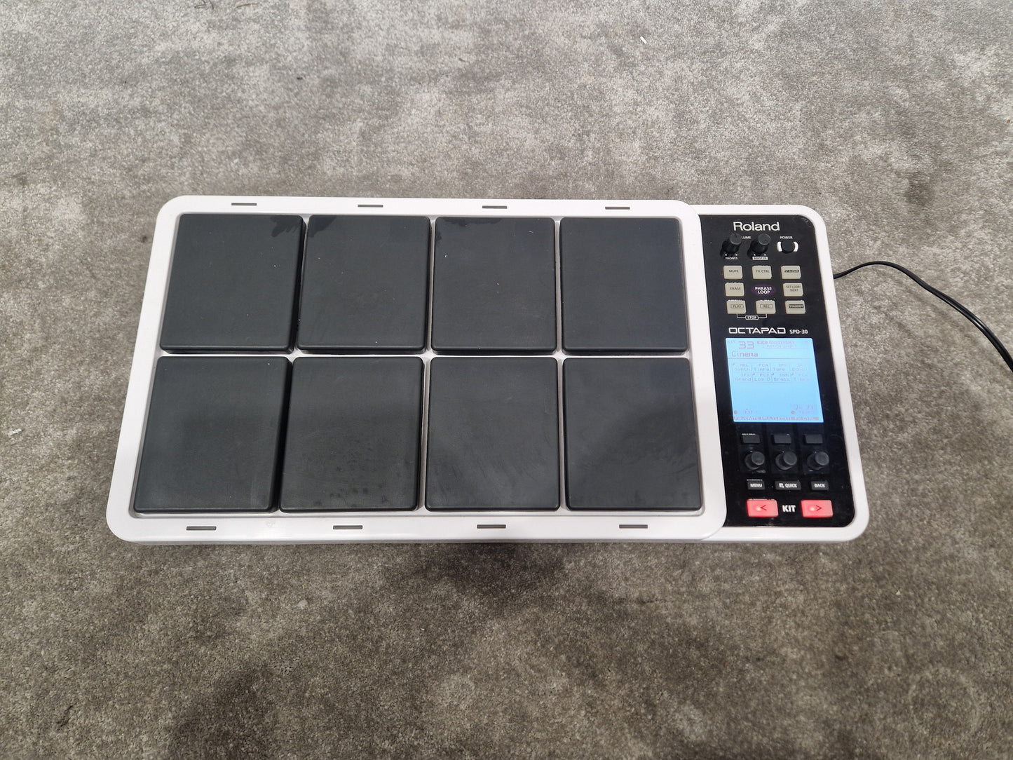 Roland Octapad Spd-30 Electronic Drum Pad - Versatile Performance, 99 Kits - Very Good w/ Power Supply