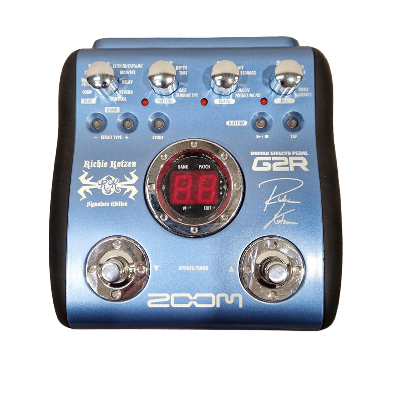 Zoom G2R Richie Kotzen Signature Edition Effects Pedal - Signature Model, Multi-Effects - Excellent w/ Original Box & Power Supply & Manuals - image 1
