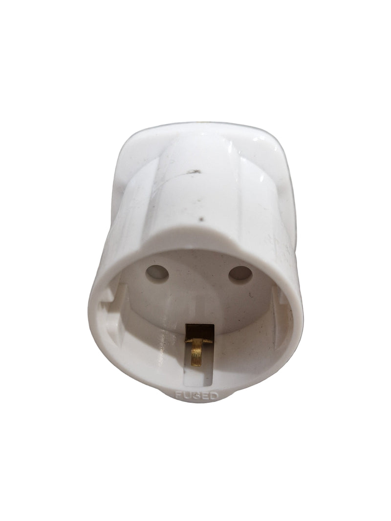 EU to UK Plug Adapter - Converts EU Plugs to UK Outlets - Excellent