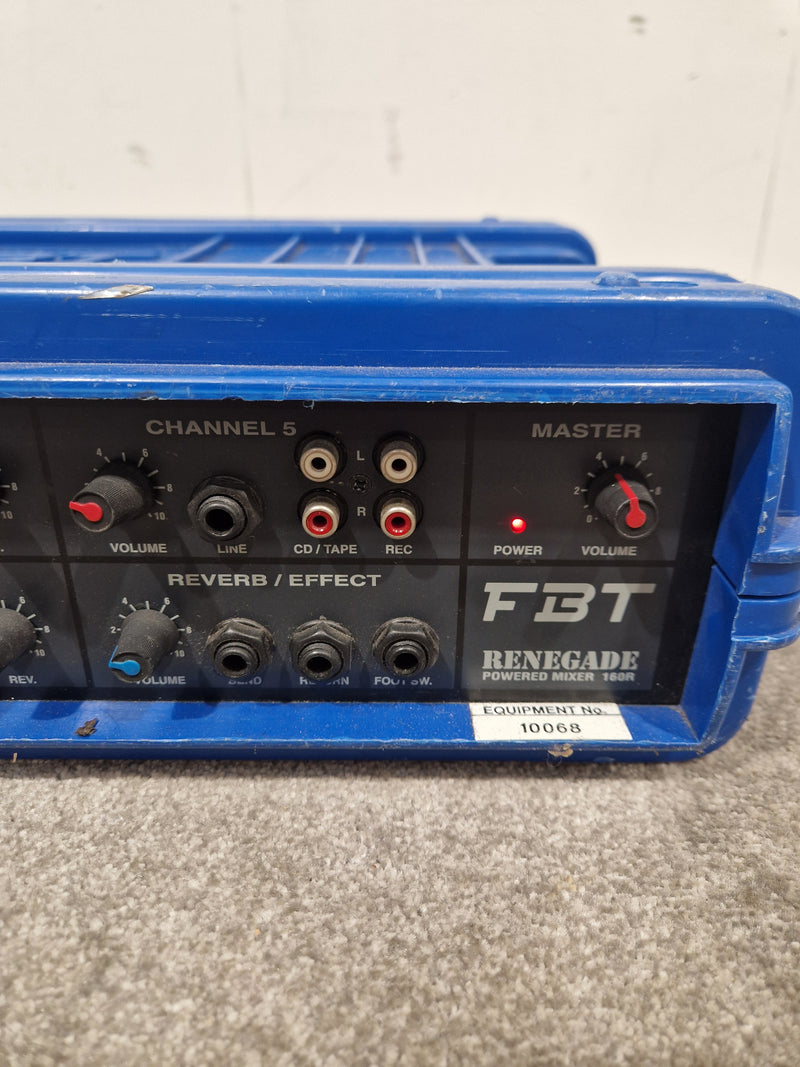 FBT Renegade Powered Mixer 160r 5 Channels Powered Mixer - 5 Channels, Compact Design - Good - image 6