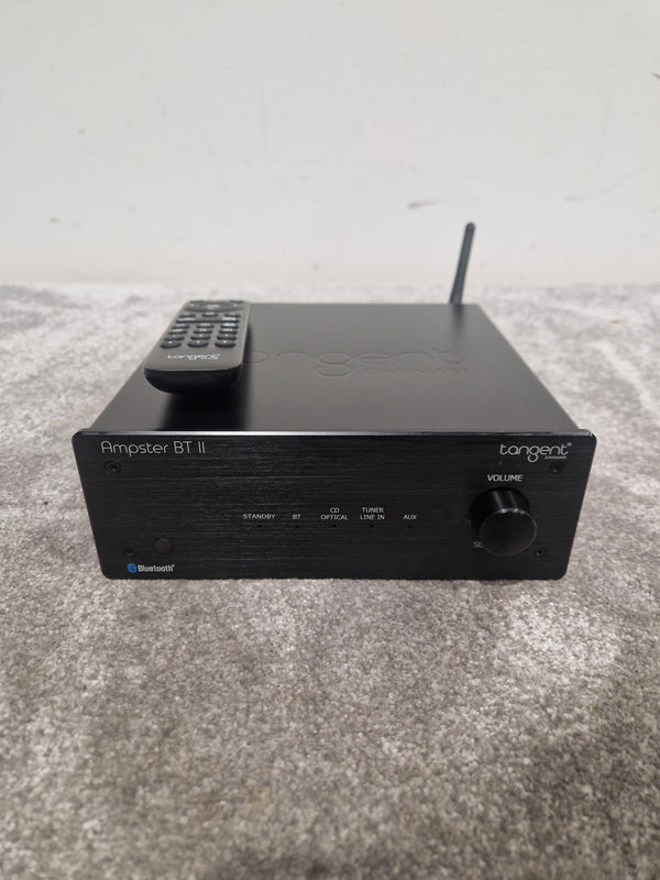 Tangent Ampster BT II Amplifier - Bluetooth Connectivity, Compact Design - Excellent w/ Power Supply & remote