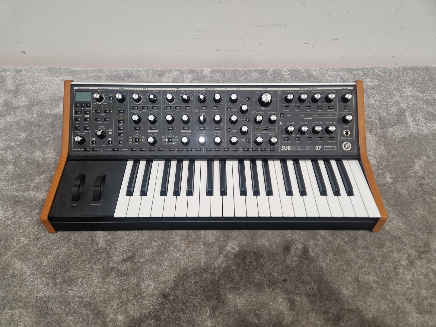 Moog Subsequent 37 Keyboard - Paraphonic Synthesizer, 37-Key - Excellent w/ Original Box & Power Supply & Manuals