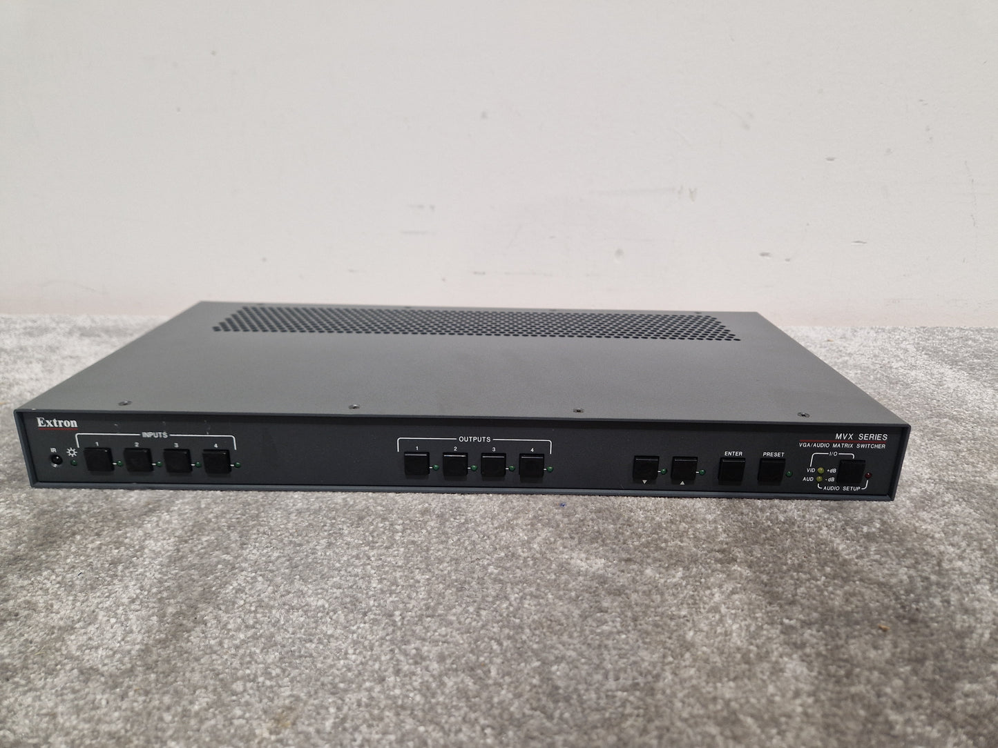 Extron MVX 44 Vga A Matrix Switcher - 4x4 VGA Matrix, High Resolution - Excellent w/ Original Box & Power Supply & Manuals